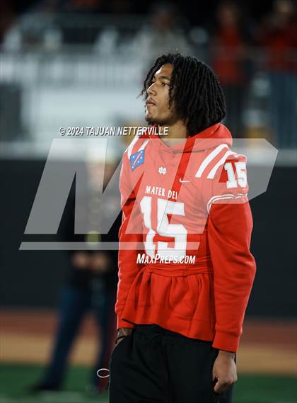 Thumbnail 1 in De La Salle @ Mater Dei (CIF Open Division State Championship) photogallery.