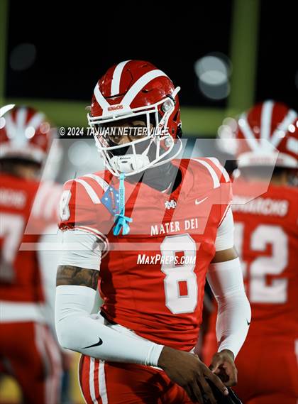 Thumbnail 2 in De La Salle @ Mater Dei (CIF Open Division State Championship) photogallery.