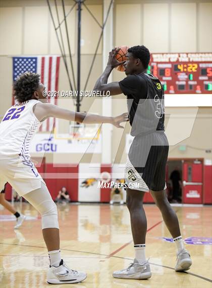 Thumbnail 2 in Legacy Early College vs. Prolific Prep of Napa Christian (Hoophall West Tournament) photogallery.