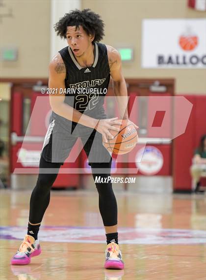 Thumbnail 2 in Legacy Early College vs. Prolific Prep of Napa Christian (Hoophall West Tournament) photogallery.