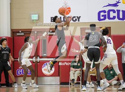 Thumbnail 2 in Legacy Early College vs. Prolific Prep of Napa Christian (Hoophall West Tournament) photogallery.