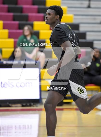 Thumbnail 1 in Legacy Early College vs. Prolific Prep of Napa Christian (Hoophall West Tournament) photogallery.