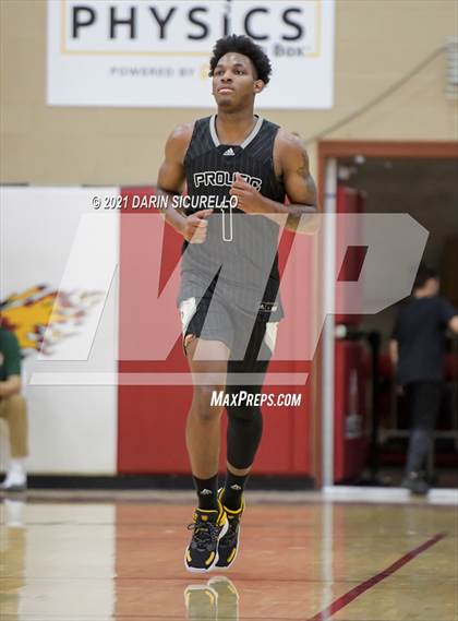 Thumbnail 1 in Legacy Early College vs. Prolific Prep of Napa Christian (Hoophall West Tournament) photogallery.