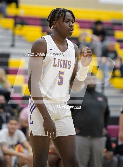 Thumbnail 1 in Legacy Early College vs. Prolific Prep of Napa Christian (Hoophall West Tournament) photogallery.