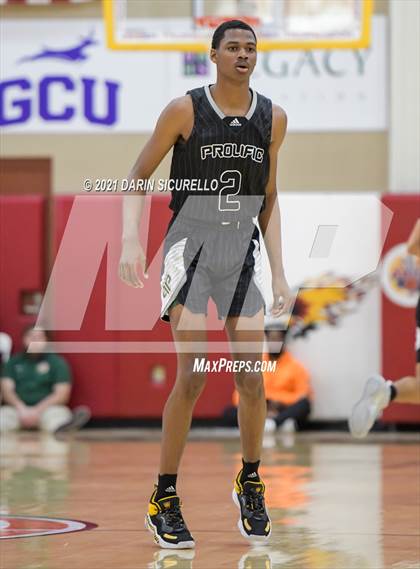 Thumbnail 3 in Legacy Early College vs. Prolific Prep of Napa Christian (Hoophall West Tournament) photogallery.
