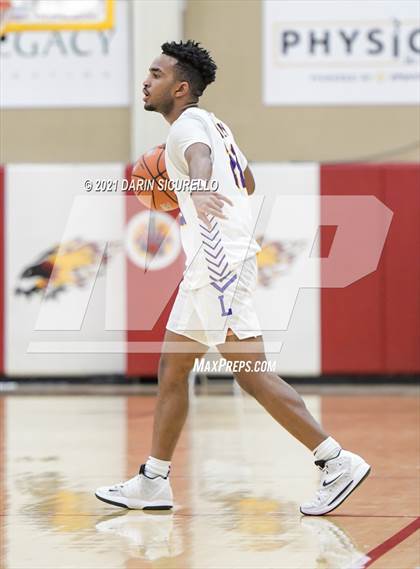Thumbnail 1 in Legacy Early College vs. Prolific Prep of Napa Christian (Hoophall West Tournament) photogallery.