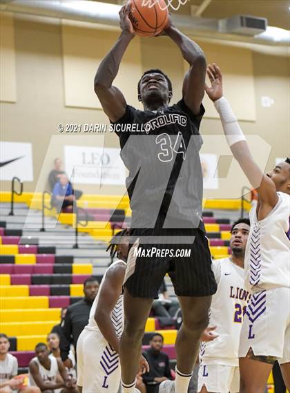 Thumbnail 2 in Legacy Early College vs. Prolific Prep of Napa Christian (Hoophall West Tournament) photogallery.
