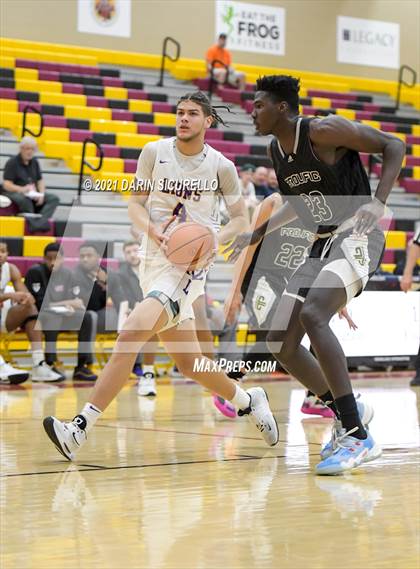 Thumbnail 2 in Legacy Early College vs. Prolific Prep of Napa Christian (Hoophall West Tournament) photogallery.