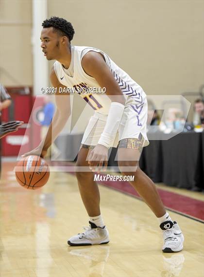 Thumbnail 2 in Legacy Early College vs. Prolific Prep of Napa Christian (Hoophall West Tournament) photogallery.