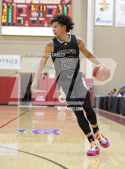 Thumbnail 3 in Legacy Early College vs. Prolific Prep of Napa Christian (Hoophall West Tournament) photogallery.