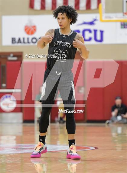 Thumbnail 3 in Legacy Early College vs. Prolific Prep of Napa Christian (Hoophall West Tournament) photogallery.