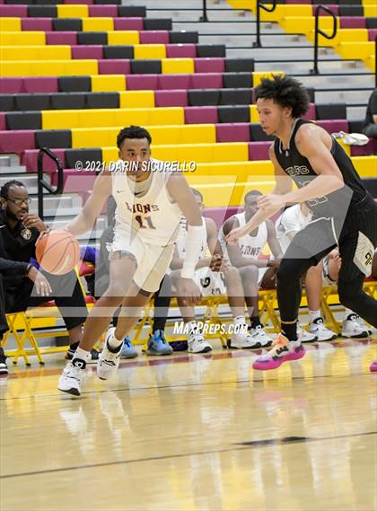 Thumbnail 3 in Legacy Early College vs. Prolific Prep of Napa Christian (Hoophall West Tournament) photogallery.