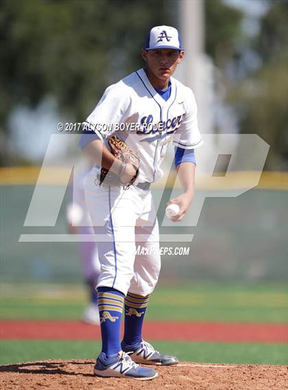 Thumbnail 3 in Bishop Amat vs. Santiago (Boras Classic) photogallery.