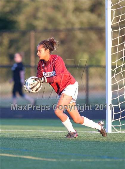 Thumbnail 2 in Freedom vs Woodgrove (District Semifinal) photogallery.