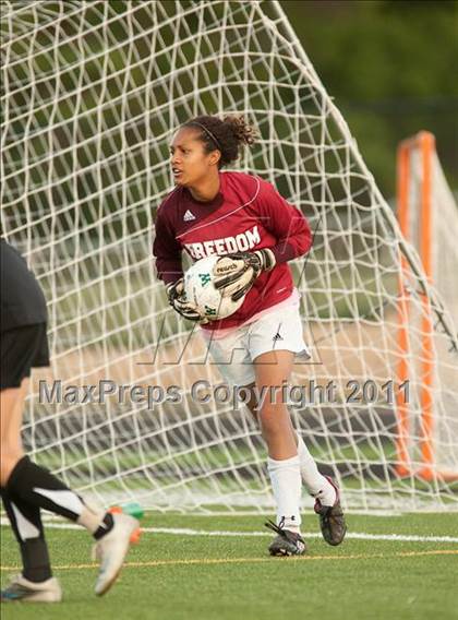 Thumbnail 2 in Freedom vs Woodgrove (District Semifinal) photogallery.
