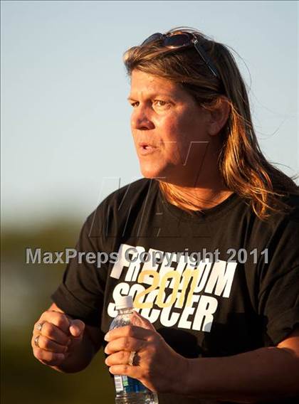Thumbnail 3 in Freedom vs Woodgrove (District Semifinal) photogallery.
