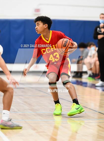 Thumbnail 2 in Cathedral Catholic vs San Marcos (Mira Mesa Marauders JV Classic) photogallery.
