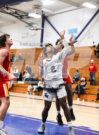 Thumbnail 3 in Cathedral Catholic vs San Marcos (Mira Mesa Marauders JV Classic) photogallery.