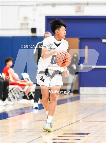 Thumbnail 2 in Cathedral Catholic vs San Marcos (Mira Mesa Marauders JV Classic) photogallery.