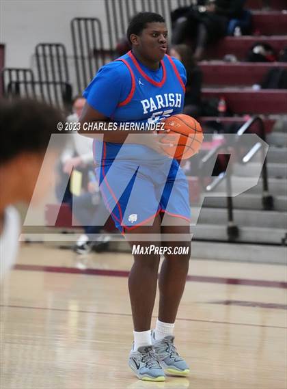 Thumbnail 3 in St. Thomas Catholic vs. Parish Episcopal (TAPPS 6A Regional Final) photogallery.