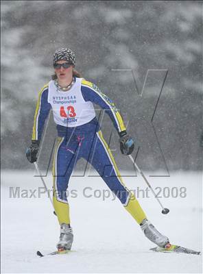 Thumbnail 3 in NYSPHSAA Girls 7.5K Nordic Skate Race @ Lake Placid photogallery.