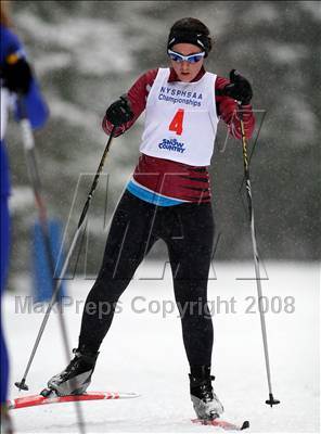Thumbnail 1 in NYSPHSAA Girls 7.5K Nordic Skate Race @ Lake Placid photogallery.