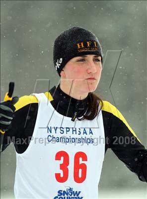 Thumbnail 1 in NYSPHSAA Girls 7.5K Nordic Skate Race @ Lake Placid photogallery.
