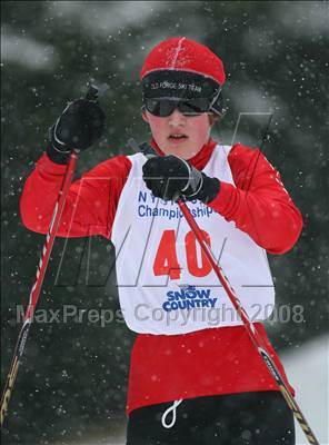 Thumbnail 1 in NYSPHSAA Girls 7.5K Nordic Skate Race @ Lake Placid photogallery.