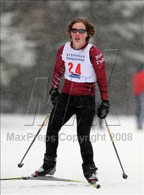 Thumbnail 1 in NYSPHSAA Girls 7.5K Nordic Skate Race @ Lake Placid photogallery.