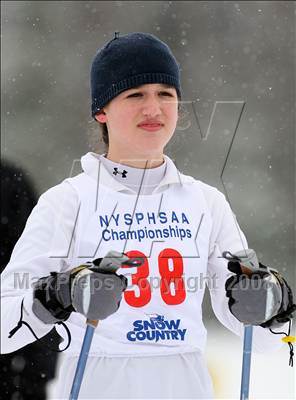 Thumbnail 3 in NYSPHSAA Girls 7.5K Nordic Skate Race @ Lake Placid photogallery.