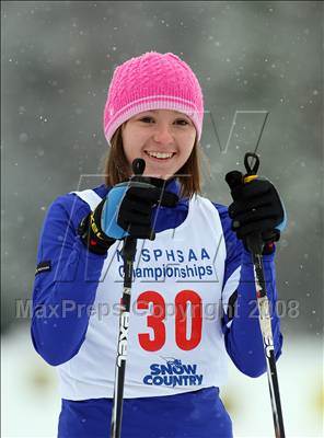 Thumbnail 3 in NYSPHSAA Girls 7.5K Nordic Skate Race @ Lake Placid photogallery.