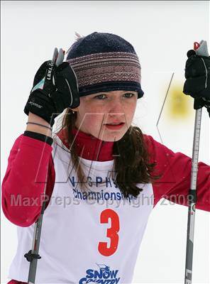 Thumbnail 2 in NYSPHSAA Girls 7.5K Nordic Skate Race @ Lake Placid photogallery.