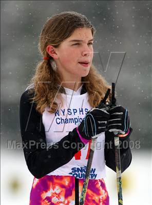Thumbnail 3 in NYSPHSAA Girls 7.5K Nordic Skate Race @ Lake Placid photogallery.