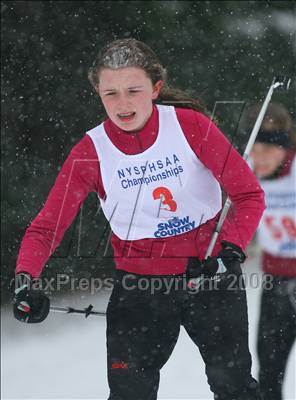 Thumbnail 3 in NYSPHSAA Girls 7.5K Nordic Skate Race @ Lake Placid photogallery.