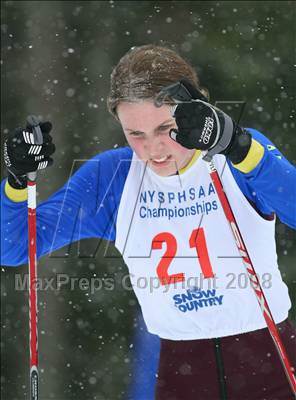 Thumbnail 2 in NYSPHSAA Girls 7.5K Nordic Skate Race @ Lake Placid photogallery.
