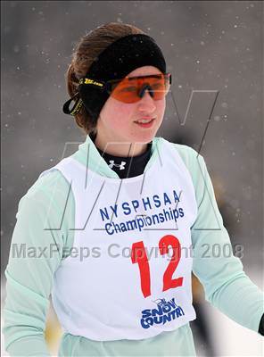 Thumbnail 2 in NYSPHSAA Girls 7.5K Nordic Skate Race @ Lake Placid photogallery.