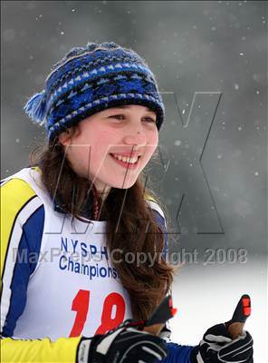 Thumbnail 1 in NYSPHSAA Girls 7.5K Nordic Skate Race @ Lake Placid photogallery.