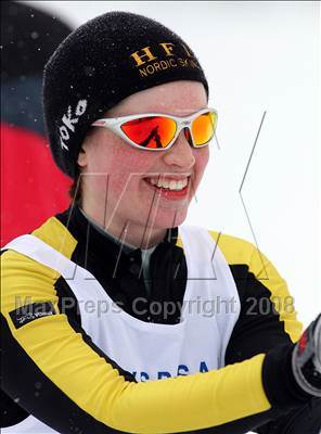 Thumbnail 1 in NYSPHSAA Girls 7.5K Nordic Skate Race @ Lake Placid photogallery.