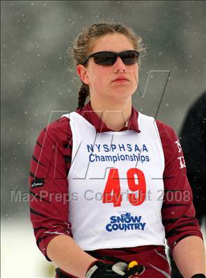 Thumbnail 1 in NYSPHSAA Girls 7.5K Nordic Skate Race @ Lake Placid photogallery.