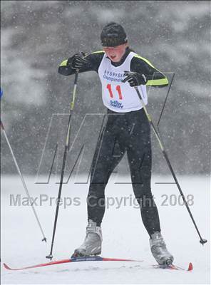 Thumbnail 3 in NYSPHSAA Girls 7.5K Nordic Skate Race @ Lake Placid photogallery.