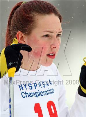 Thumbnail 2 in NYSPHSAA Girls 7.5K Nordic Skate Race @ Lake Placid photogallery.