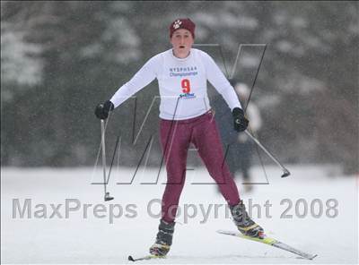 Thumbnail 2 in NYSPHSAA Girls 7.5K Nordic Skate Race @ Lake Placid photogallery.