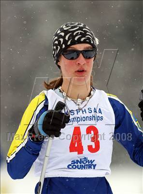 Thumbnail 2 in NYSPHSAA Girls 7.5K Nordic Skate Race @ Lake Placid photogallery.