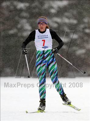 Thumbnail 1 in NYSPHSAA Girls 7.5K Nordic Skate Race @ Lake Placid photogallery.