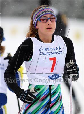 Thumbnail 2 in NYSPHSAA Girls 7.5K Nordic Skate Race @ Lake Placid photogallery.