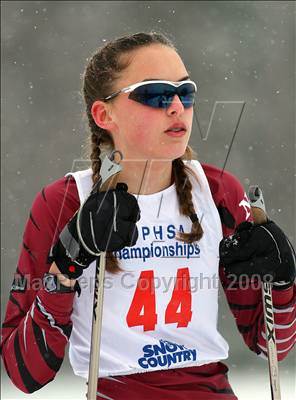 Thumbnail 3 in NYSPHSAA Girls 7.5K Nordic Skate Race @ Lake Placid photogallery.