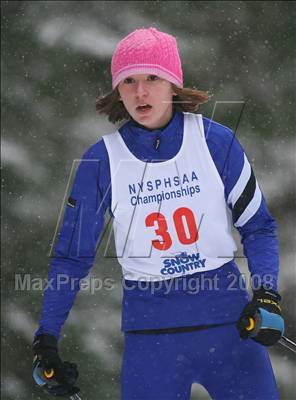 Thumbnail 2 in NYSPHSAA Girls 7.5K Nordic Skate Race @ Lake Placid photogallery.