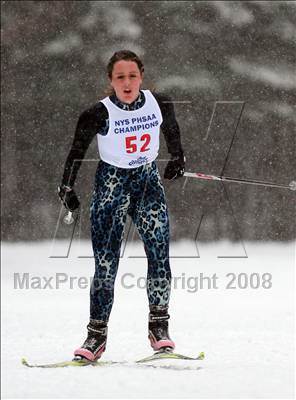 Thumbnail 2 in NYSPHSAA Girls 7.5K Nordic Skate Race @ Lake Placid photogallery.