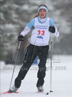 Thumbnail 1 in NYSPHSAA Girls 7.5K Nordic Skate Race @ Lake Placid photogallery.