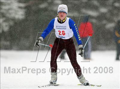 Thumbnail 3 in NYSPHSAA Girls 7.5K Nordic Skate Race @ Lake Placid photogallery.